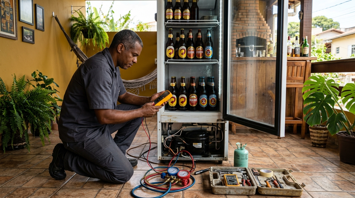Reparo de Cervejeira Residencial em Vitória‑ES